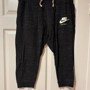 Nike Charcoal Joggers with Logo